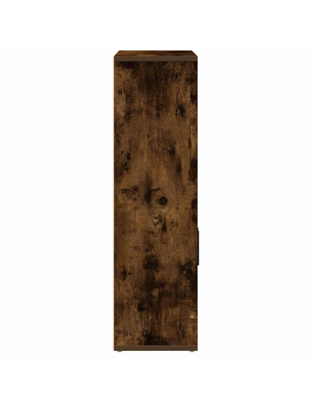 Libreria Rovere Fumo 60x24x85 cm in Truciolato