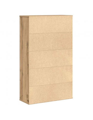 Libreria Rovere Artigianale 60x24x101,5 cm in Legno Multistrato