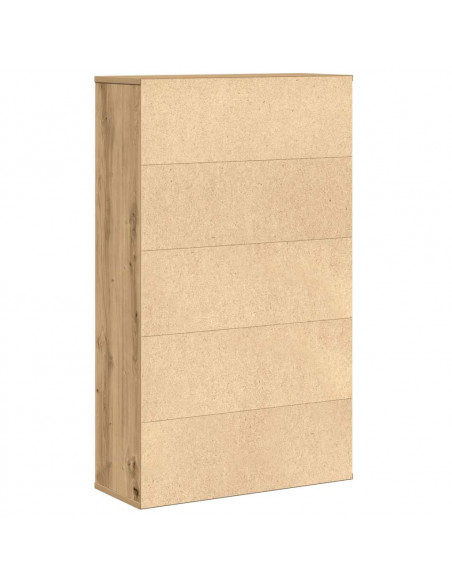 Libreria Rovere Artigianale 60x24x101,5 cm in Legno Multistrato