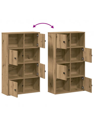 Libreria Rovere Artigianale 60x24x101,5 cm in Legno Multistrato