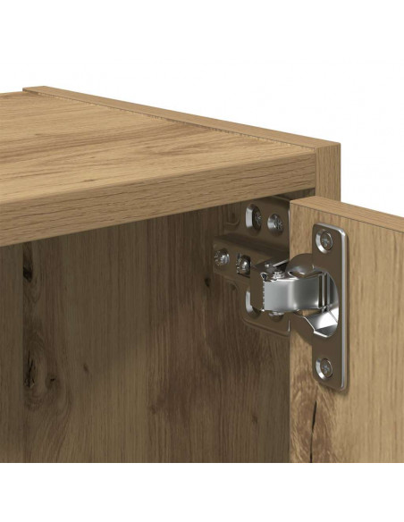 Libreria Rovere Artigianale 40x24x77 cm in Legno Multistrato
