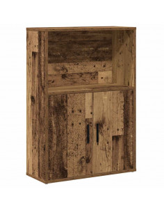 Libreria Legno Vecchio 60x24x85 cm in Truciolato