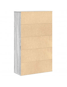 Libreria Grigio Sonoma 60x24x101,5 cm in Truciolato