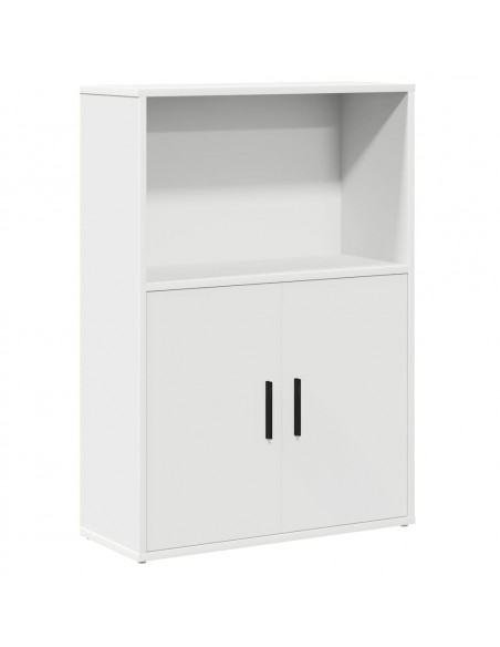 Libreria Bianca 60x24x85 cm in Legno Multistrato
