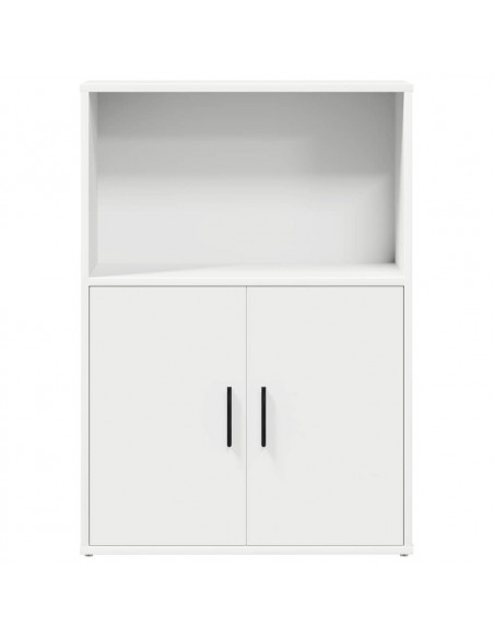 Libreria Bianca 60x24x85 cm in Legno Multistrato
