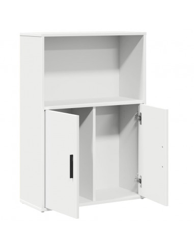 Libreria Bianca 60x24x85 cm in Legno Multistrato