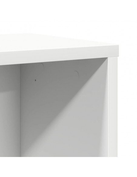 Libreria Bianca 60x24x101,5 cm in Legno Multistrato