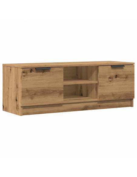 Mobile TV Marrone Artigianale 102x35x36,5 cm Legno Multistrato