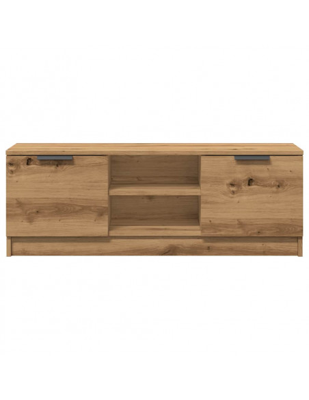 Mobile TV Marrone Artigianale 102x35x36,5 cm Legno Multistrato