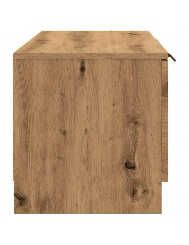 Mobile TV Marrone Artigianale 102x35x36,5 cm Legno Multistrato