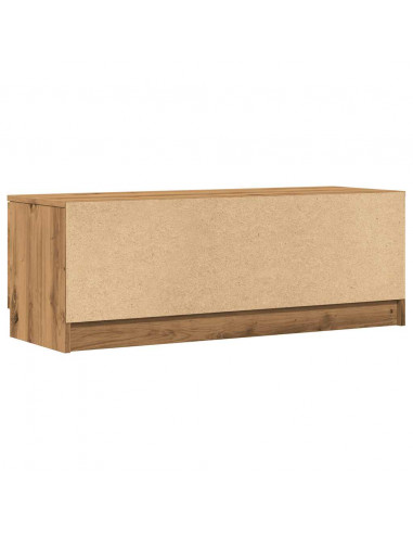 Mobile TV Marrone Artigianale 102x35x36,5 cm Legno Multistrato