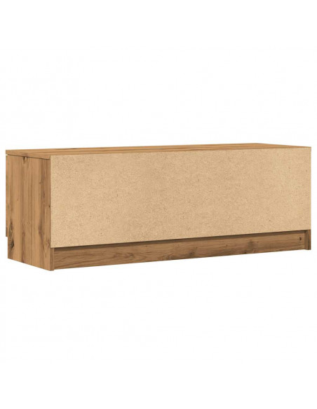 Mobile TV Marrone Artigianale 102x35x36,5 cm Legno Multistrato