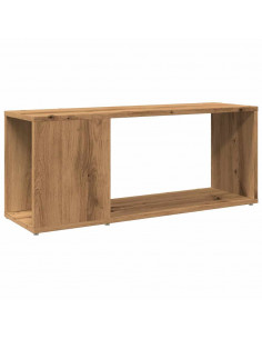 Mobile Porta TV Rovere Artigianale 80x24x32cm Legno Multistrato