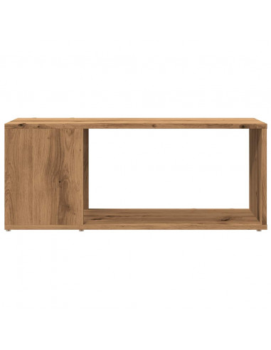 Mobile Porta TV Rovere Artigianale 80x24x32cm Legno Multistrato
