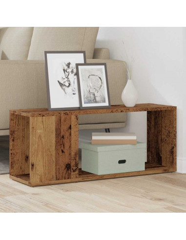 Mobile Porta TV Legno Vecchio 80x24x32 cm in Legno Multistrato