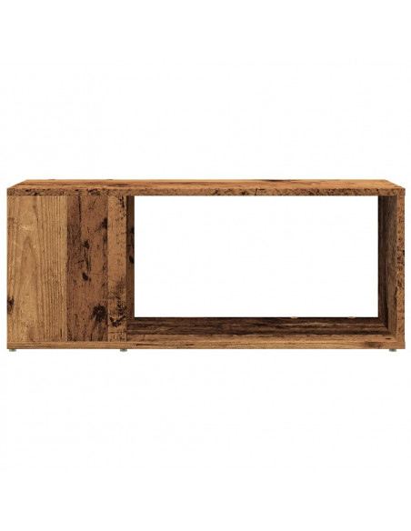 Mobile Porta TV Legno Vecchio 80x24x32 cm in Legno Multistrato