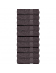 Asciugamani da Bagno 10 pz 100x150 cm 360 g/m² 100% Cotone