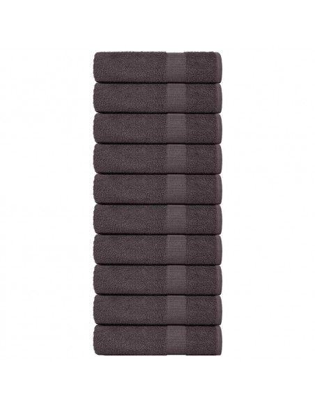Asciugamani da Bagno 10 pz 100x150 cm 360 g/m² 100% Cotone