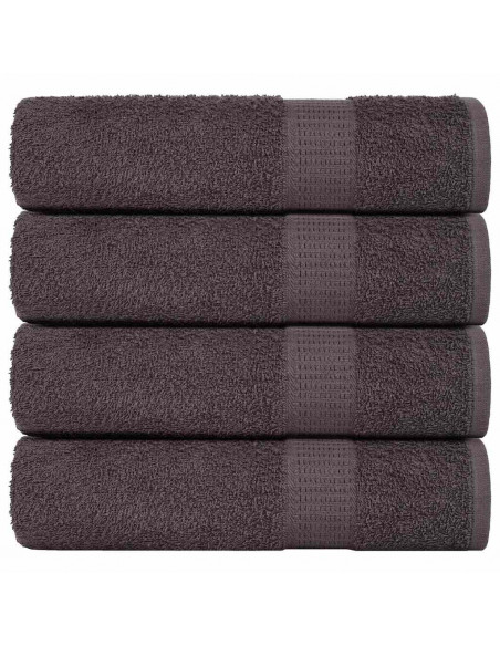 Asciugamani da Bagno 4 pz 100x150 cm 360 g/m² 100% Cotone