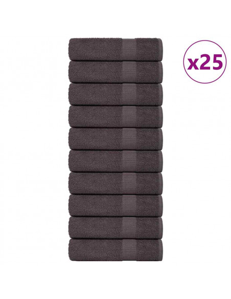 Asciugamani da Bagno 25 pz 100x150 cm 360 g/m² 100% Cotone