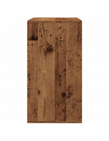 Armadietto per Cosmetici Legno Antico 80x40x75 cm in Truciolato