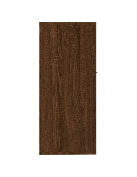 Credenza Rovere Marrone 88x30x70 cm in Legno Multistrato