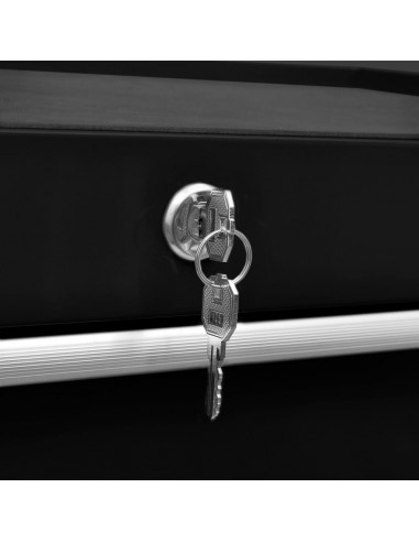 Carrello Portautensili con 7 Cassetti per Officina Nero