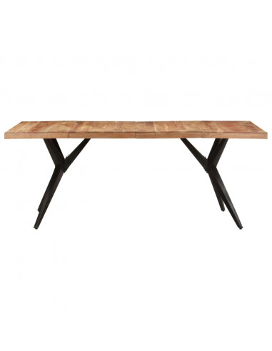 Tavolo da Pranzo 200x90x76 cm Legno Massello di Acacia