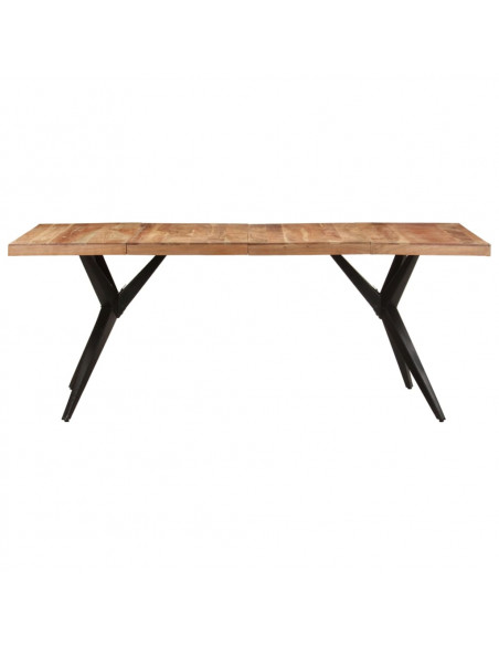 Tavolo da Pranzo 200x90x76 cm Legno Massello di Acacia