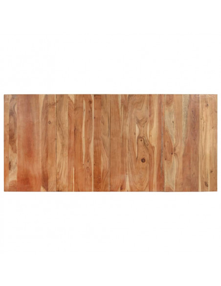 Tavolo da Pranzo 200x90x76 cm Legno Massello di Acacia