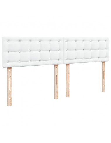 Struttura Letto Pouf con Materasso 200x200 cm Similpelle