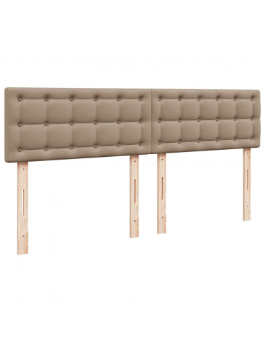 Struttura Letto Pouf con Materasso 200x200cm Similpelle