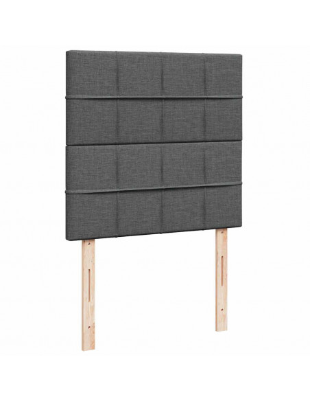 Struttura Letto Pouf con Materasso 100x200 cm in Tessuto