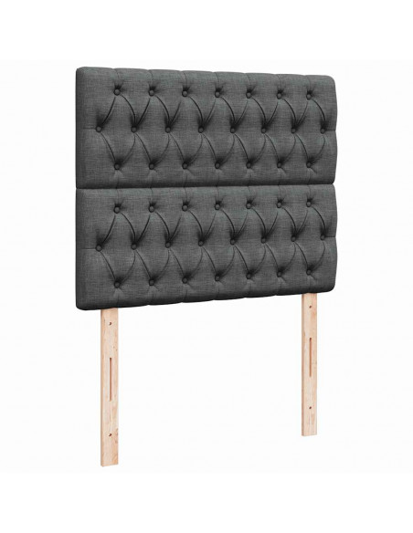 Struttura Letto Pouf con Materasso 120x200 cm in Tessuto