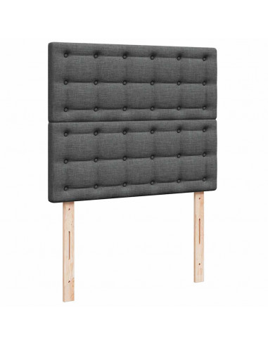 Struttura Letto Pouf con Materasso 120x200 cm in Tessuto