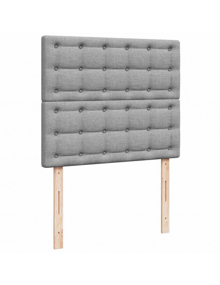 Struttura Letto Pouf con Materasso 120x200 cm in Tessuto