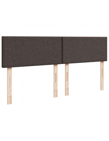 Struttura Letto Pouf con Materasso 160x200 cm in Tessuto