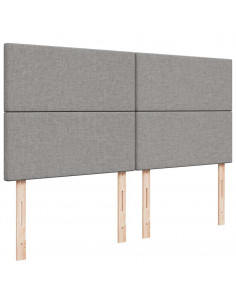 Struttura Letto Pouf con Materasso 180x200 cm in Tessuto