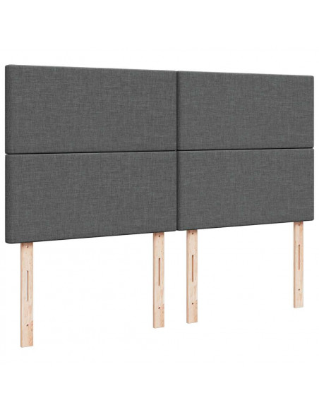 Struttura Letto Pouf con Materasso 180x200 cm in Tessuto