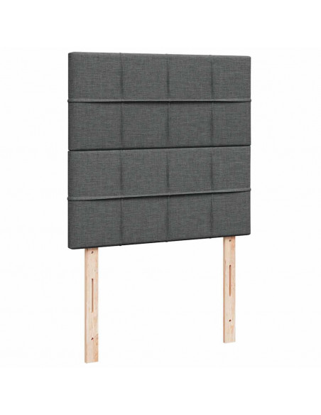 Struttura Letto Pouf con Materasso 180x200 cm in Tessuto