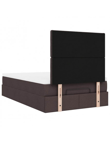 Struttura Letto Pouf con Materasso 80x200 cm in Tessuto