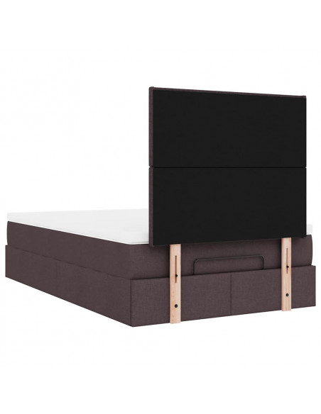 Struttura Letto Pouf con Materasso 80x200 cm in Tessuto