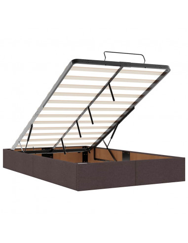 Struttura Letto Pouf con Materasso 80x200 cm in Tessuto