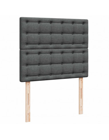 Struttura Letto Pouf con Materasso 80x200 cm in Tessuto