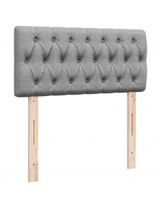 Struttura Letto Pouf con Materasso 90x190 cm in Tessuto
