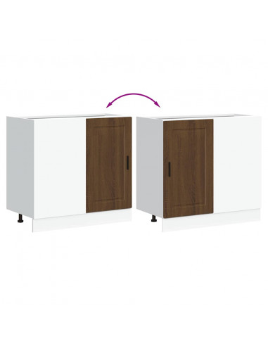 Base da Cucina Porto Rovere Marrone in Legno Multistrato