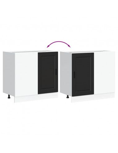 Base da Cucina Porto Nero in Legno Multistrato