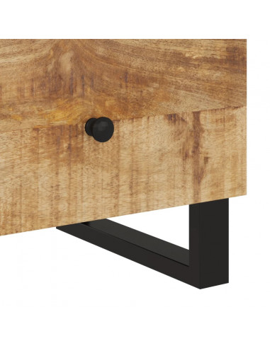 Comodini 2pz in Legno Massello di Mango e Legno Multistrato