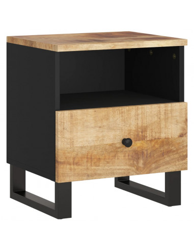 Comodini 2pz in Legno Massello di Mango e Legno Multistrato