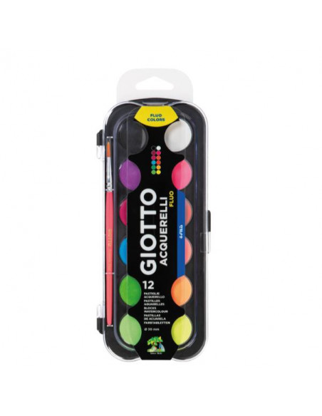 CF1 GIOTTO ACQUERELLI FLUO